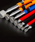 Extendable Magnetic Pick Up Tool Telescoping Magnet Stick With 2 To 20 Pound Lifting Capacity Durable Metal Body And 7 To 30 Inch Reach For Retrieving Metal Objects From Tight Spots In Garages Workshops And Automotive Spaces Orange Finish