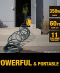 External Pump Accessory For Wet Dry Vacs That Reaches Hard To Reach Areas Dewalt DXVPA101 Compatible with coiled cord on ground