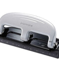 EZ Squeeze 3 Hole Punch 20 Sheet Capacity No Jam Technology with Integrated Ruler and Metal Body