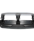 EZ Squeeze 3 Hole Punch 20 Sheet Capacity No Jam Technology Reduced Effort Metal Body Integrated Ruler, front view
