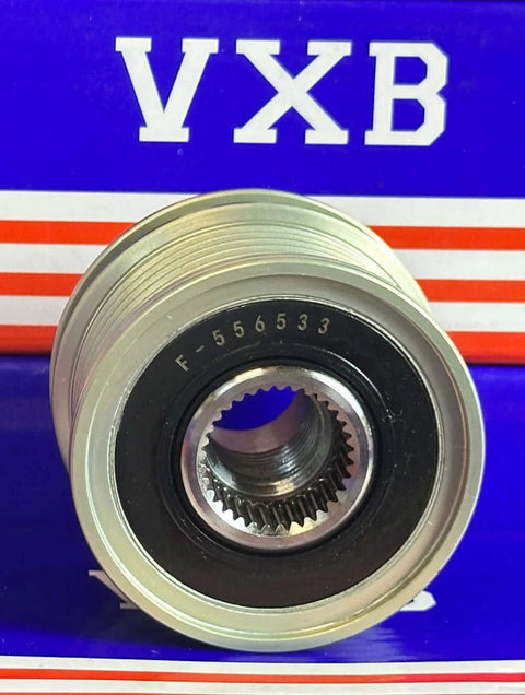F-556533 Alternator Freewheel Pulley Fits BMW Mini Cooper - Citroën on display with visible part number