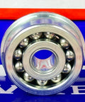 F1244 Unground Flanged Full Complement Bearing 3/8x1 3/8x1/2 Inch - VXB Ball Bearings