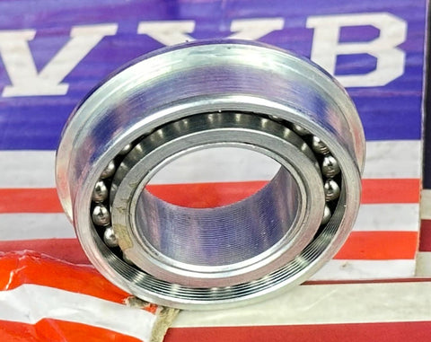 F2444 Unground Flanged Full Complement Bearing 3/4x1 3/8x7/16 Inch - VXB Ball Bearings