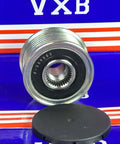 F559585 Alternator Freewheel Pulley Bearing front view showing precision construction and black seal.