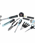 Seafoam 40-Piece Household Tool Kit For Quick Home Repairs And Do It Yourself Projects, Handy For Furniture Assembly, Picture Hanging, Minor Automotive Fixes, And Everyday Home Tasks