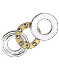 10 Pack F6 12M Thrust Ball Bearing Set For Machine Tools With Washer Chrome Steel 6mm By 12mm By 4.5mm
