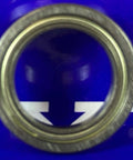 F6702ZZ Flanged Bearing - Metal Shielded 15x21x4mm side view image, showcasing the metal shield and dimensions.