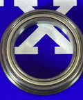 F6702ZZ Flanged Bearing - Metal Shielded 15x21x4mm front view showing the chrome steel construction and double metal shields.