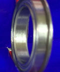 F6702ZZ Flanged Bearing - Metal Shielded 15x21x4mm close-up showing metal shielded design and smooth surface.