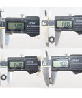 Digital caliper measuring F695-2RS Flanged Ball Bearing ABEC-9 5x13x4mm Double Rubber Sealed Chrome Steel GCr15 for precision