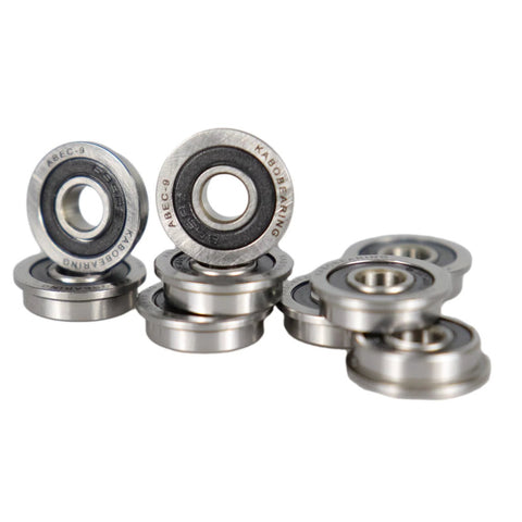 F695-2RS Flanged Ball Bearing ABEC-9 5x13x4mm Double Rubber Sealed Chrome Steel GCr15 pack of 10