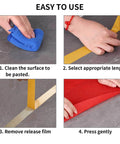 Steps to use Heavy Duty Double Sided Fabric Tape For Clothes, Carpets, Rugs And Home Decor, Clear Adhesive Tape 1 Inch Wide