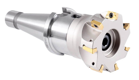 3 Inch Indexable Face Mill Cutter With 1 Inch Arbor Hole NMTB40 Precision Milling Tool Includes 7 APKT1604 TiN Coated Carbide Inserts For Aluminum And Steel NMTB 4518 Ideal For Metalworking Pros