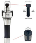 Face Mill Cutter Holder For MFWN9050R 22 4T And R8 FMB22 7 16 Inch Blade Set, measurements and bolt details shown