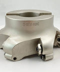 Round Face Mill Interchangeable Milling Holder For Roughing And Finishing Steel 3.93 Inch R6 Size Supports RPMT1204 Inserts