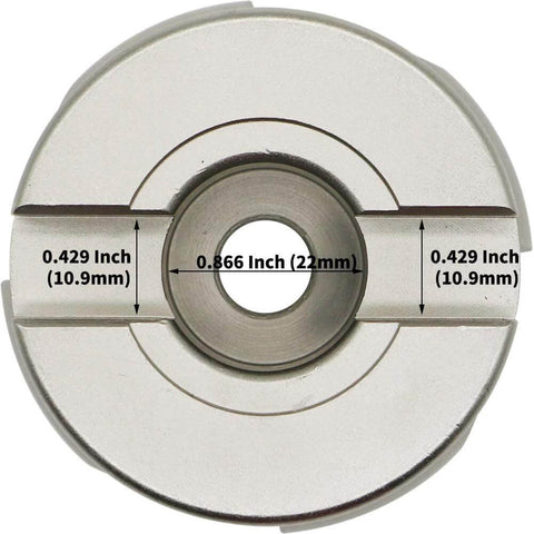 Top view of Pro Grade 2.5 Inch Face Milling Cutter Holder EMR 5R 63MM CNC with R8-FMB22 Shank, showing dimensions.