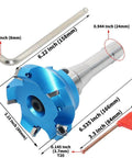 Pro Grade 3.15 Inch Face Milling Cutter Set Aluminum KM12 80mm CNC End Milling Cutter Holder With R8 FMB22 Shank Arbor And 5 SEHT1204 Carbide Inserts Plus 8mm Hex Wrench And T20 Wrench For Metalworking Machines