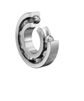 FAG 6412 Deep Groove Ball Bearing for Precision Machinery and Radial Support, metal single bearing, cutaway view showing internal balls