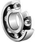 Front view of 6000-C-2Z-L038-C3 FAG Rock Solid Radial Deep Groove Ball Bearings Shielded 2Z C3 Clearance High Precision Industrial Grade