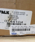 Label on packaging of Spacer Hub For Rexnord 0744104 Falk 1080T31 35 Gear System With 3.4697 Inch Outer Diameter And 36 Teeth PN 0744104