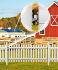 2 Pack Heavy Duty Gate Hinges, Wall Mount Gate Hinge Set with 5/8'', 600lbs capacity, installed on farm gate, near barn