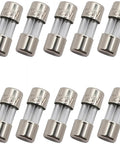 Fast-Blow Mini Fuse F2.5AL, 2.5A 125V Glass Fuse, 10 Pack, 0.39 x 0.14 Inch (10 x 3.6 mm) in durable glass tubes