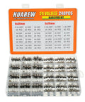 Fast Blow Glass Fuse Assortment Kit, 240 Pcs, 5x20 And 6x30 Mm Fuses, 250 V, 12 Type Pack, From 0.5 A To 20 A For Electronics
