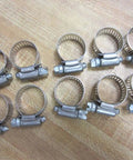 Fastenal 62010 Hose Clamps 5010 Pack of Ten Fits Three Eighths to Five Eighths Inch Hose and One Half to Three Quarter Inch Pipe Clamp Diameter One Half to One Inch Durable Steel for Reliable Automotive and Industrial Use