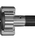 Side view of Cylindrical Roller Cam Follower NUCF12R Metric Full Complement High-Carbon Steel Crowned Outer Ring with M12x1.25 Stud