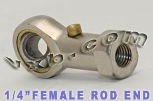 Female Rod End PHSB4L 1/4 Left hand Bearing - VXB Ball Bearings