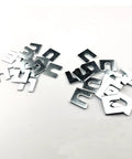 Auto Body Fender Alignment Shims Kit Pro Grade Two Sizes One Sixteenth Inch And One Eighth Inch With Three Eighths Inch Slot Thirty Piece Set