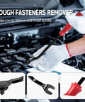 Close-up of tool from Push Type Fender Liner Clips Kit For Nissan And Infiniti Front Bumpers, 121-Piece Plastic Fasteners Set With Tool