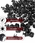 Ultimate 120Pcs Fender Liner Push Type Retainer Clip Fastener Kit For Hyundai And Kia Waterproof Heat-resistant Polyamide