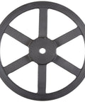 Top view of FHP V Belt Sheave 3/4 Bore 1 Groove For 3L 4L Belt Section Gray Cast Iron Class 30, showing wheel structure.