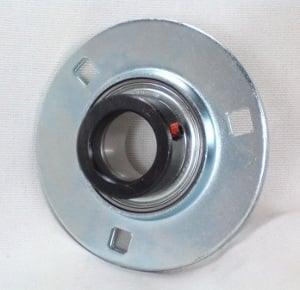 FHPFZ206-17 Flange Pressed Steel 3 Bolt 1 1/16 Inch Bearing - VXB Ball Bearings