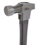 Close-up of Fiberglass Claw Hammer 16 Oz General Purpose With Forged Steel Head ProTouch Grip Smooth Face for carpentry and repairs