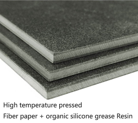 Close-up of stacked Heat Resistant Fiberglass Composite Board For Mold Making And Machinery Processing, 6mm By 100mm By 100mm One Piece