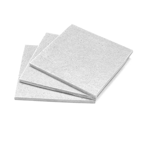 Three stacked fiberglass composite insulation boards, 8mm x 100mm x 200mm, heat resistant, for mold tooling.