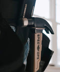 Fiberglass 20 Oz Hammer With Smooth Face And Curved Claw, Shock Absorbing MOA Grip, non-conductive handle in tool belt.