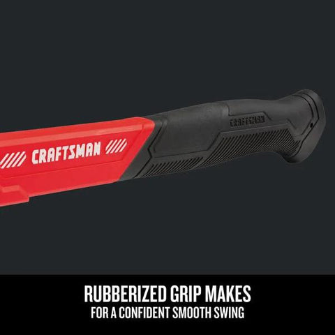 Fiberglass Hammer 20 Ounce With Overstrike Guard And Secure Comfort Grip For Construction And Remodeling Projects Ideal For Driving Nails Durable Head With Impact Absorbing Fiberglass Handle Reduces Vibration For Pro Contractors And DIY Enthusiasts rubberized grip close-up