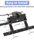 Replacement Pins and Clips for Fifth Wheel Hitches and Goosenecks with Fifth Wheel Rails Half Inch Size and Universal Fit