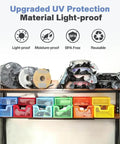 Filament Vacuum Storage Kit With USB Pump 20 Light Proof Vacuum Bags on shelf with colorful boxes, keeps 3D filament dry and clean.
