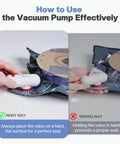 Instructions on using Filament Vacuum Storage Kit With USB Pump 20 Light Proof Vacuum Bags For 3D Filament Keeps Dry And Clean