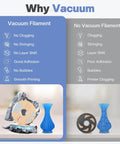 Comparison of vacuum filament storage benefits with Filament Vacuum Storage Kit With USB Pump 20 Light Proof Vacuum Bags For 3D Filament