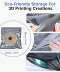 Filament Vacuum Storage Kit With USB Pump 20 Light Proof Vacuum Bags For 3D Filament Keeps Dry And Clean 12.6 x 13.38 in.