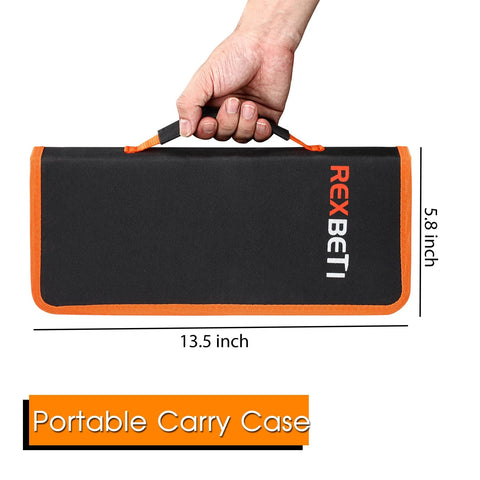Portable carry case of Twenty Five Piece Metal File Set With T12 Drop Forged Alloy Steel For Woodworking Metalworking And Plastic