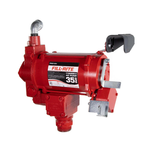 Fill-Rite FR310VN 115V/230V 35 GPM Fuel Transfer Pump (Pump Only), showing rotary vane and cast-iron construction