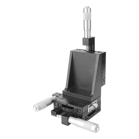 Fine Tuning Sliding Table SEMXYZL80 ACR XYZ Linear Motion Manual Stage Fine Tuning Slide Table 80 * 80mm in side perspective