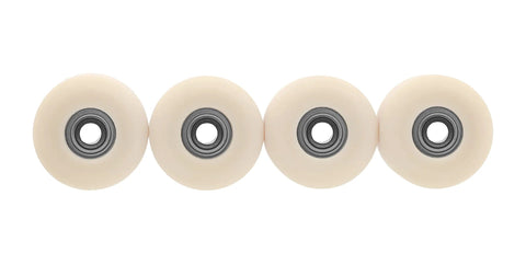 Apex Series Fingerboard Wheels with New Street Shape Teak Tuning 61D Urethane Wheels 7.7mm Diameter ABEC 9 Bearings, Coyote Tan