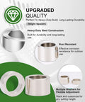 Finish Mower Spacer Kit Replaces 502120 84612 84613 showing heavy-duty steel construction and rust-resistant features